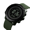 SKMEI 1418 ABS stainless steel case fast track sports watches functional digital hand watch alarm